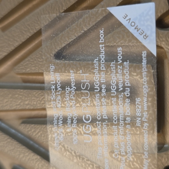 UGG Tan Shearling Slip-On Clogs Nwot Sz 7 - Picture 6 of 7